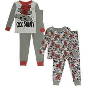 Lego Star Wars Pajamas Boys Baby Yoda Grogu 2 for 1 Cotton Pajama Set
